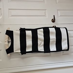 Calvin Klein Black and White Dress